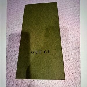 Gucci Green Patterned Box 13x6